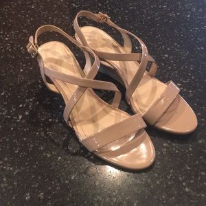 Calvin Klein strappy wedge sandal